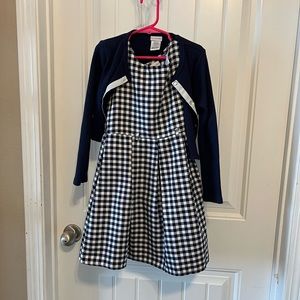 2 Piece Plaid Dress